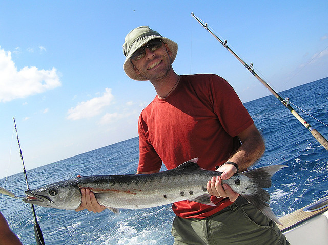 Kop with a barracuda